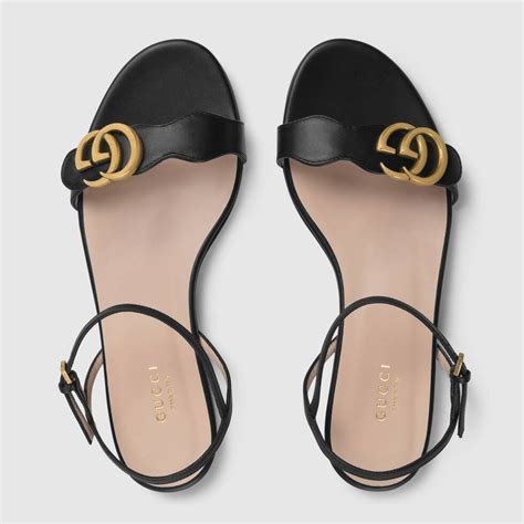 gucci flat sandal|gucci transparent sandals.